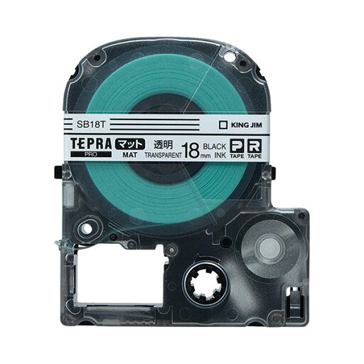 (まとめ) キングジム テプラ PRO テープカートリッジ マットラベル 18mm 透明/黒文字 SB18T 1個 【×10セット】 (代引不可) (まとめ) キングジム テプラ PRO テープカートリッジ マットラベル 18mm 透明/黒文字 SB18T 1個 【×10セット】 (代引不可)