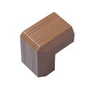 (まとめ) 10個セット サンワサプライ ケーブルカバー(出角、ブラウン) CA-KK17BRDX10 【×2セット】 (代引不可)(2)