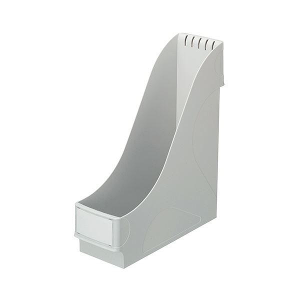 (まとめ) ライツ マガジンファイルワイドA4ワイド グレー 2425-00-85 1個 【×10セット】 (代引不可)(3)