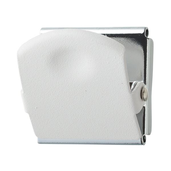 (まとめ) TANOSEE 超強力マグネットクリップM ホワイト 1個 【×30セット】 (代引不可)