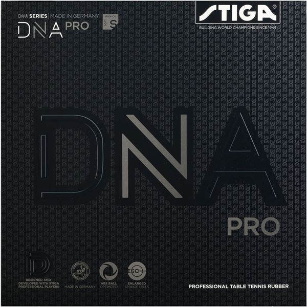 STIGA（スティガ） テンション系裏ソフトラバー DNA PRO S ディーエヌエー プロ S ブラック 厚 (代引不可)