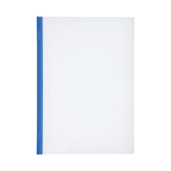 (まとめ）LIHITLAB スライドバーファイル G1720-8 青 10冊【×5セット】 (代引不可)