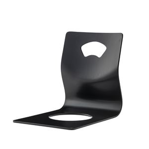 和風 座椅子/フロアチェア 【4脚セット 取っ手付き ブラック】 幅36×奥行52×高さ43cm 〔リビング 座敷 ..