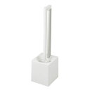 トイレブラシ/トイレ掃除用品 【ケース付き ホワイト 24個セット】 約幅5.5cm KAKU レック 〔お手洗い レストルーム〕 (代引不可)(3)