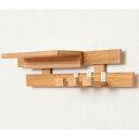 壁に付けられるすのこ 壁面収納 パッケージセット1 アレンジ【ナチュラル】完成品 木製 (代引不可)(3)