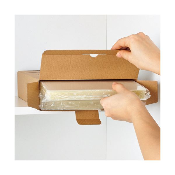 (まとめ）TANOSEE ラミネートフィルム A3グロスタイプ(つや有り) 100μ 1セット(400枚:200枚×2パック)【×3セット】 (代引不可)