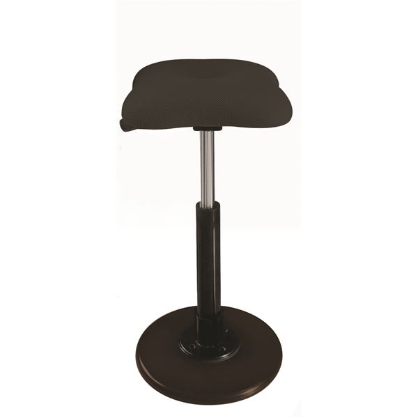 モダン スツール/丸椅子 【ブラック×ブラック】 幅33cm 日本製 (代引不可)