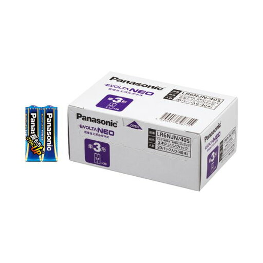 (まとめ) Panasonic 乾電池エボルタネオ単3形 40本 LR6NJN/40S【×3セット】 (代引不可) (まとめ) Panasonic 乾電池エボルタネオ単3形 40本 LR6NJN/40S【×3セット】 (代引不可)