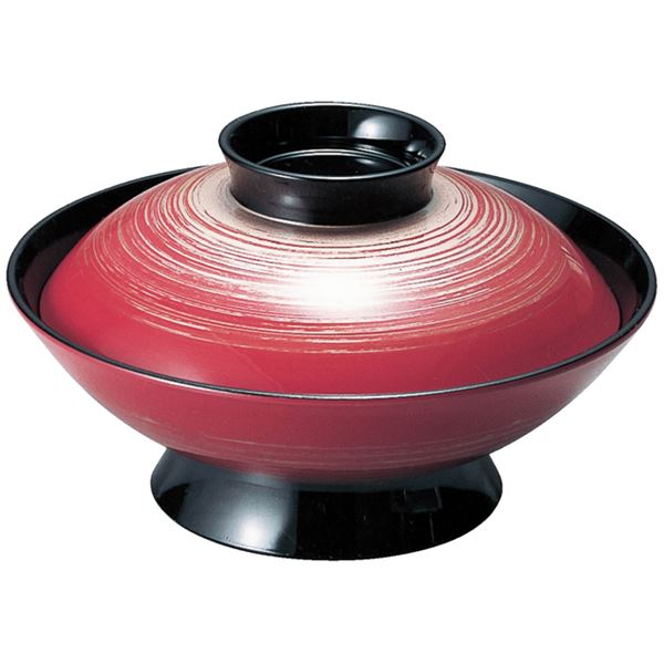 5.5寸 御殿型煮物椀/お椀 【紫かすみ TA】 直径164×高さ95(60)mm 日本製 食洗機対応 〔和食 レストラン..