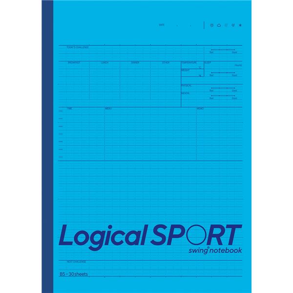 (まとめ) ロジカルスポーツノート ノ-B590A-B ブルー【×20セット】 (代引不可)