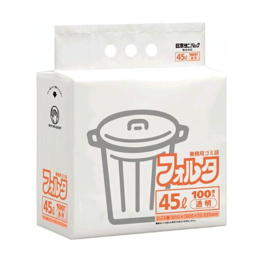 (まとめ) 日本サニパック 環優包装 フォルタ 薄口 透明 45L FU4C 1パック(100枚) 【×5セット】 (代引不可) (まとめ) 日本サニパック 環優包装 フォルタ 薄口 透明 45L FU4C 1パック(100枚) 【×5セット】 (代引不可)