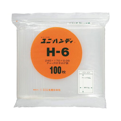 (まとめ) セイニチ ユニハンディチャック下240×幅170mm H-6 1パック(100枚) 【×10セット】 (代引不可) (まとめ) セイニチ ユニハンディチャック下240×幅170mm H-6 1パック(100枚) 【×10セット】 (代引不可)