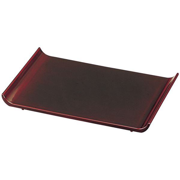 平安盛皿/和食器 【漆調溜 M】 228×153×30mm 日本製 〔和食 レストラン 居酒屋 店舗 お店〕 (代引不可)