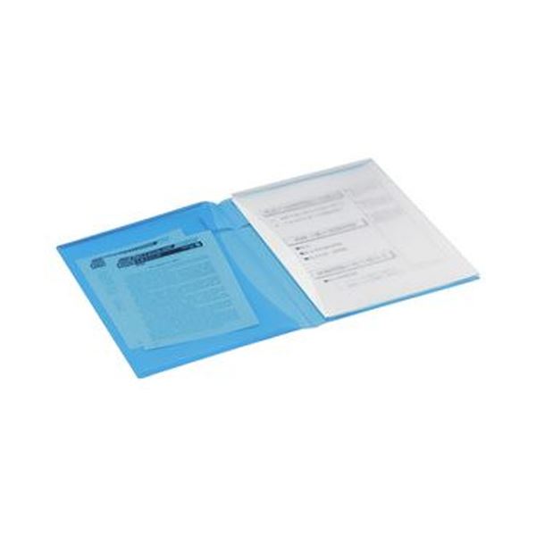 （まとめ）G-Aim 2穴ホルダー マチなしA4タテ クリア YG-200 1セット(100枚:10枚×10パック) 【×2セット】[21]