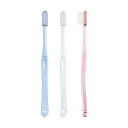 (まとめ)アイテック 業務用片テーパーハブラシ3色(ピンク、クリア、ブルー)各色20本 1セット(120本:60本×2箱) 【×3セット】 (代引不可)(4)