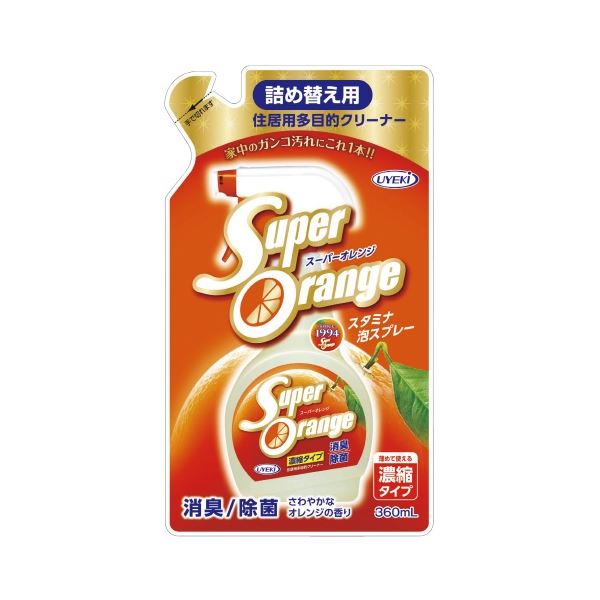 (まとめ）UYEKI スーパーオレンジ消臭除菌泡タイプ 360mL【×5セット】 (代引不可)