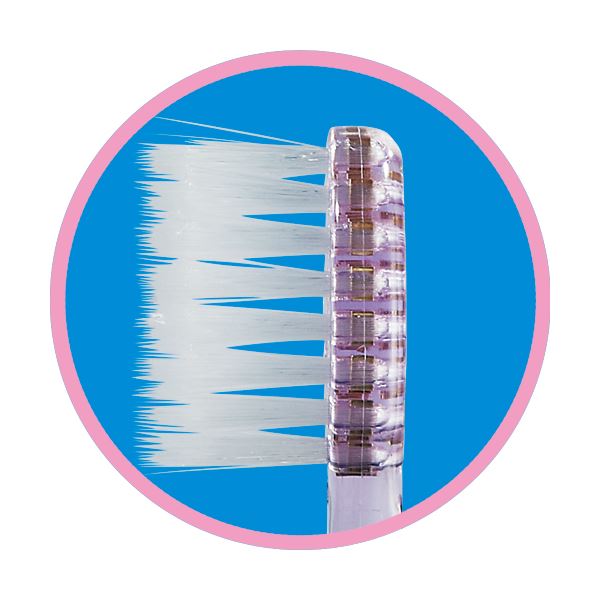 リコメン堂の（まとめ）エビス メディフィット クリア 超先細毛ハブラシ ふつう B-191 1本 【×30セット】 (代引不可)｜アングル2