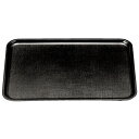 尺4 耐熱新布目長手盆/トレー 【黒SL】 420mm×300mm×15mm 日本製 食洗機対応 〔和食 レストラン 居酒屋 店舗 お店〕 (代引不可)