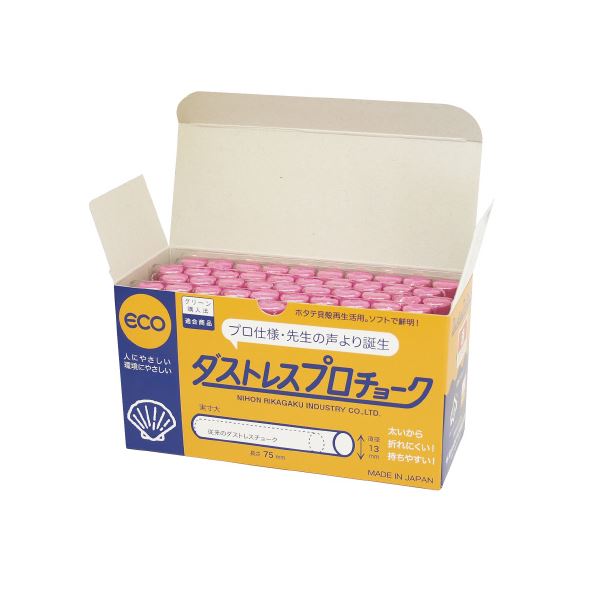 (まとめ）日本理化学工業 プロチョーク DCP-50-R 赤 50本【×5セット】 (代引不可)