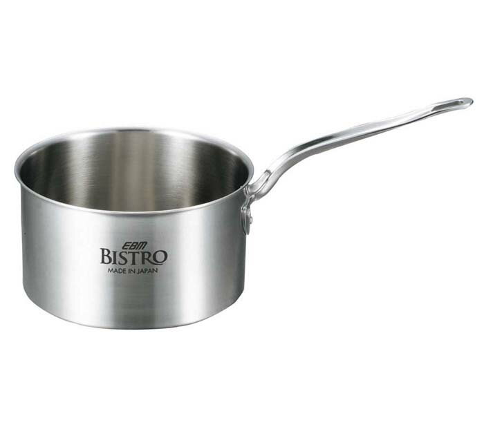 EBM　ビストロ　三層クラッド　深型片手鍋　27　蓋無(代引き不可)【送料無料】