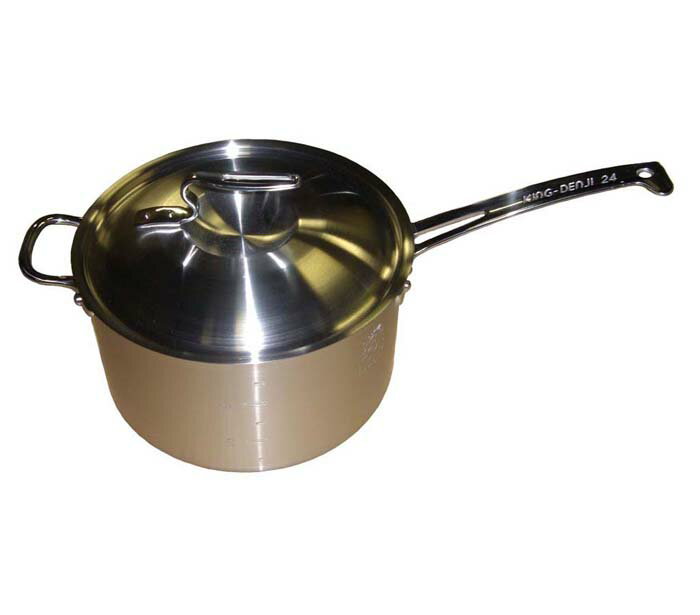 Sauce Pans - ニューキングデンジ　深型片手鍋（目盛付）24(代引き不可)【送料無料】