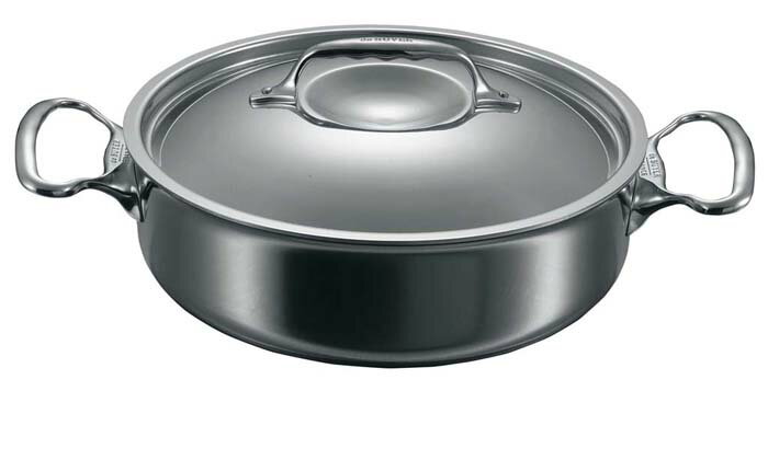 Ih/Gas Compatible - デバイヤー　アフィニティ　ソテーパン両手(蓋付)3741−24(代引き不可)【送料無料】