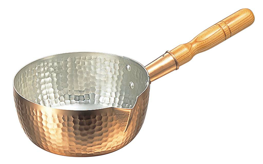 銅 片口・打出 雪平鍋 15cm(代引不可)【送料無料】