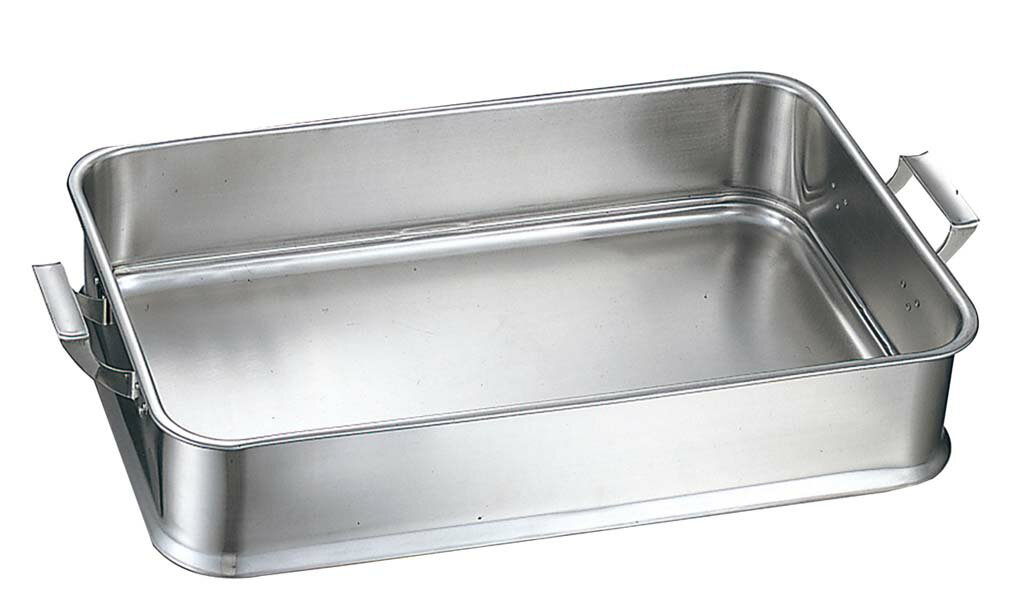 18-8 手付 給食バット(代引不可)【送料無料】