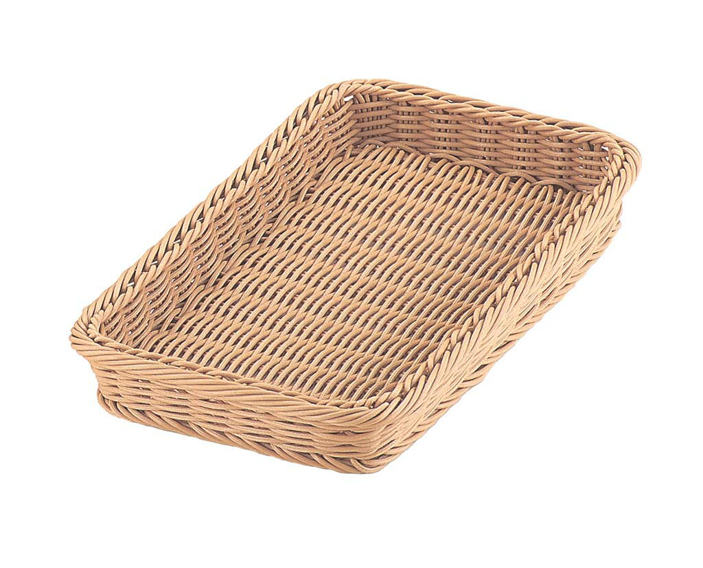 Basket, Cart - PPラタン ベーカリーバスケット 32型 アイボリー CO-703-IV(代引不可)【送料無料】