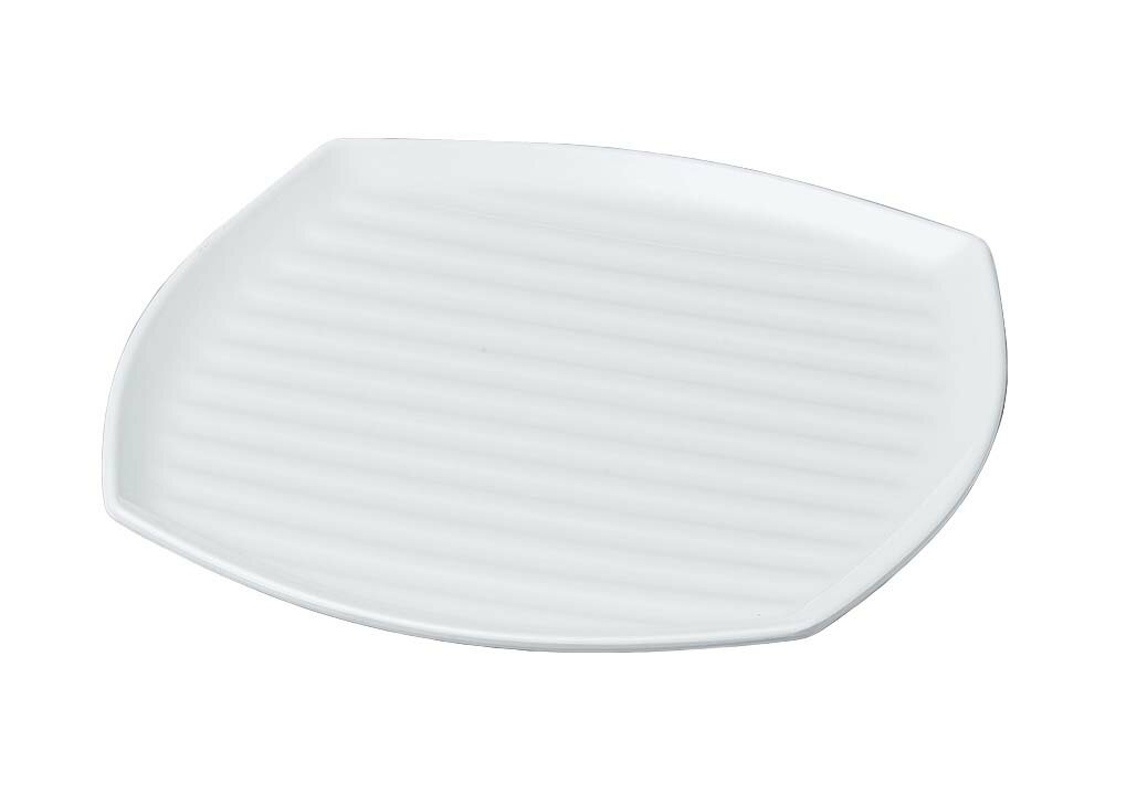 ニューホワイト くつわ型プレート 35cm(代引不可)【送料無料】(3.0)