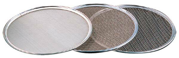 18-8 ワンタッチ 裏漉替アミ 24cm 30メッシュ(代引不可)【送料無料】