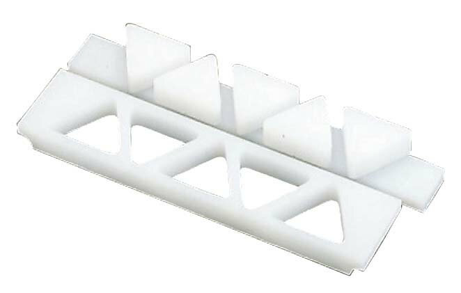 Tempura Goods - PE おにぎり型 押し蓋付 (A) 関西型 6穴 大(代引不可)【送料無料】