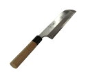 兼松作 日本鋼 鎌型薄刃包丁 19.5cm(代引不可)【送料無料】