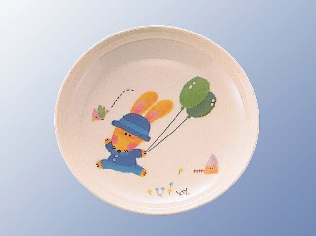 Rakuten - メラミン子供食器 スイートラビット 菜皿 小 D10SR(代引不可)