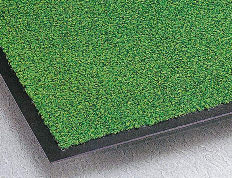 玄関マット ニュートレビアン裏地付 中 (750×450) 緑 MR0342201(代引不可)【送料無料】