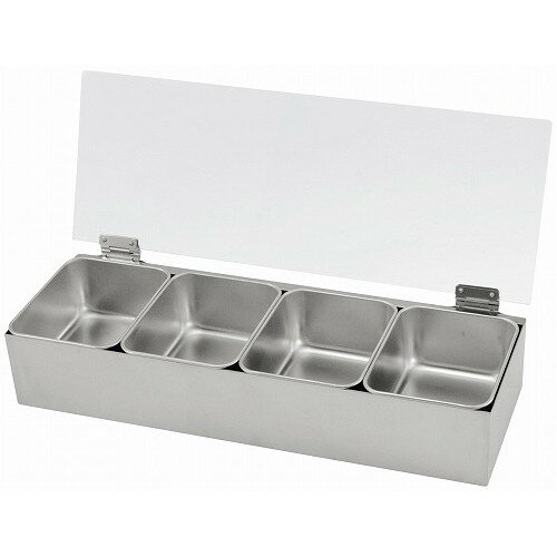 EBM 18-8 開閉式ヤクミ入 取り外し透明カバー 4ケ入(大)(代引不可)【送料無料】