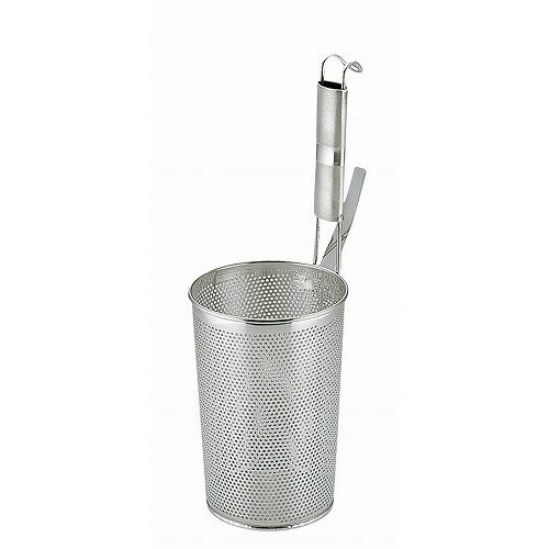 UK 18-8 パンチング パイプ柄 深型 底平 煮ざる(代引不可)【送料無料】