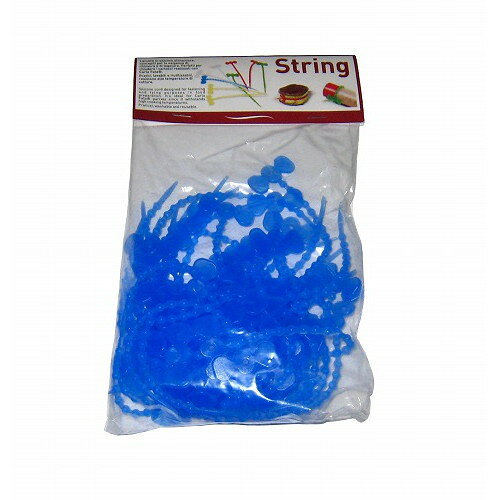 カルタファタ用 ストリング(シリコン製結びヒモ)青 50個入(代引不可)【送料無料】