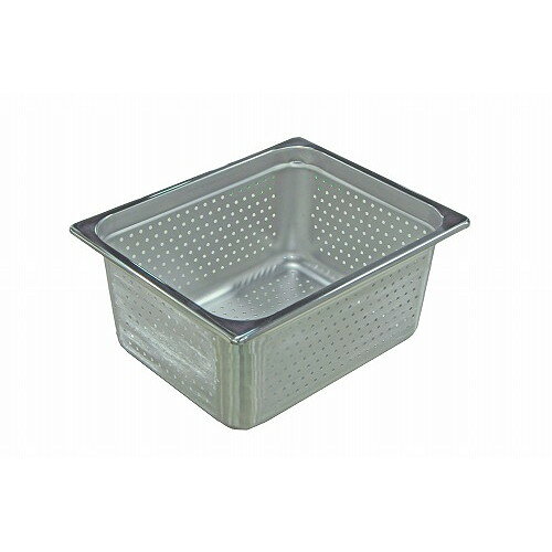 18-8 穴明ホテルパン 1/2 150mm 95126(代引不可)【送料無料】