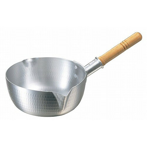 アルミ 打出ペリカン 雪平鍋(目盛付)22.5cm(代引不可)【送料無料】