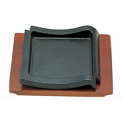 SN 鉄 ステーキ皿 瓦(代引不可)【送料無料】