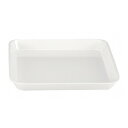 メラミン デリカバット(大)白 尺1.5寸(代引不可)【送料無料】
