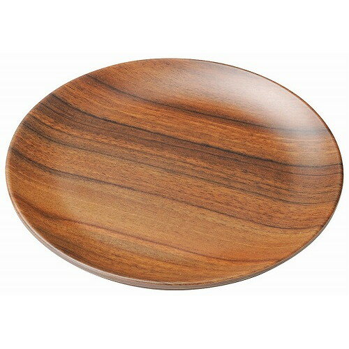 メラミン 耐熱 サークルプレート ダークウッド M 1202582(代引不可)【送料無料】(3.0)