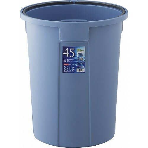 ベルク 丸型ポリペール ブルー 60N 本体 PP製(代引不可)【送料無料】
