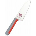 正広 こども庖丁 24344 うさぎ(レッド)左きき用 13cm(代引不可)【送料無料】
