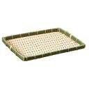 樹脂 身竹 角長かご(浅)45号 91-055C(代引不可)【送料無料】