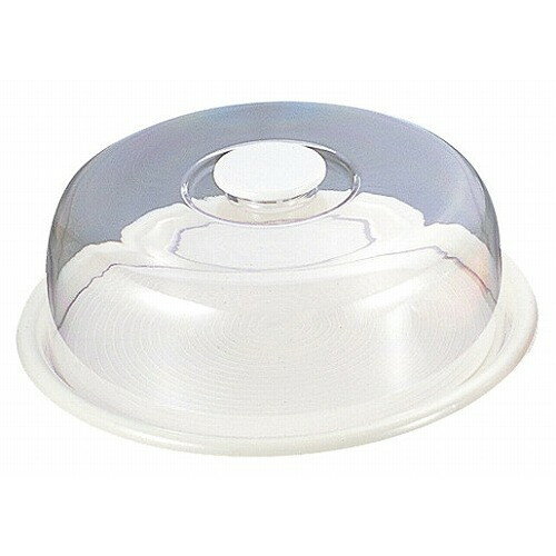 展示櫃 - ラブリーハット 丸ケーキフード 大 白 MT-539 14インチ(代引不可)【送料無料】