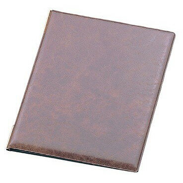 えいむ レザータッチメニューブック LB-401 大 ブラウン(代引不可)【送料無料】