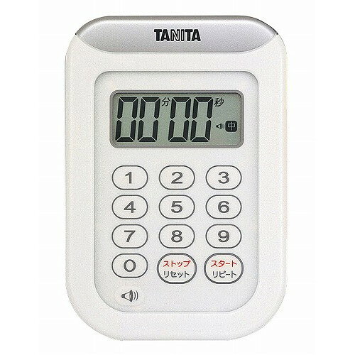 タニタ 丸洗いタイマー 100分計 TD-378 ホワイト(代引不可)【送料無料】