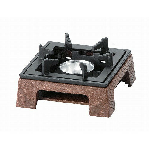 樹脂製民芸風こんろ M11-089 茶(代引不可)【送料無料】